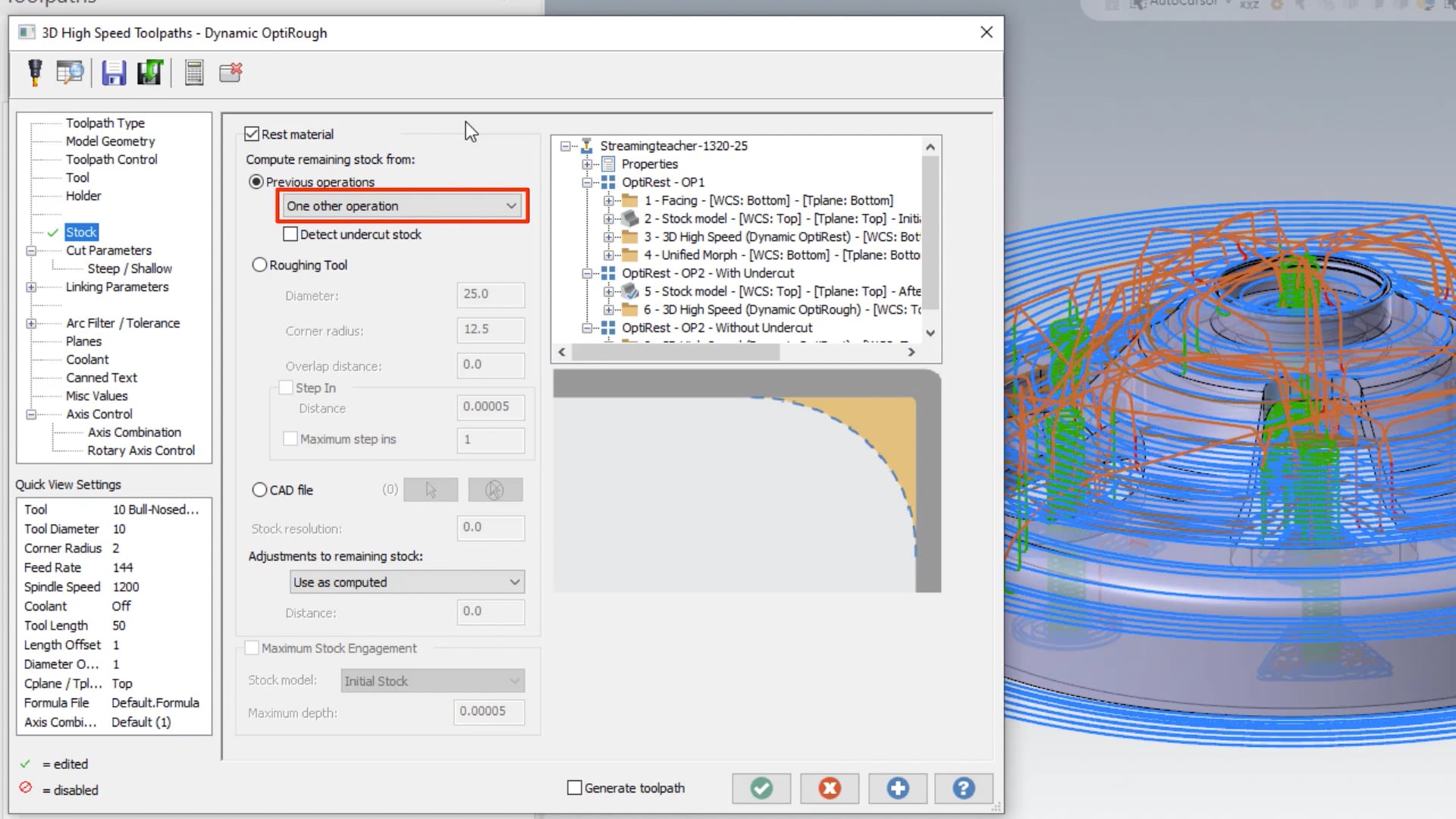 3D Toolpath Parameters