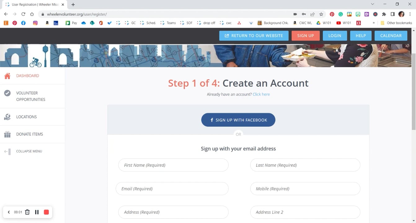create account screen recording.mp4 on Vimeo