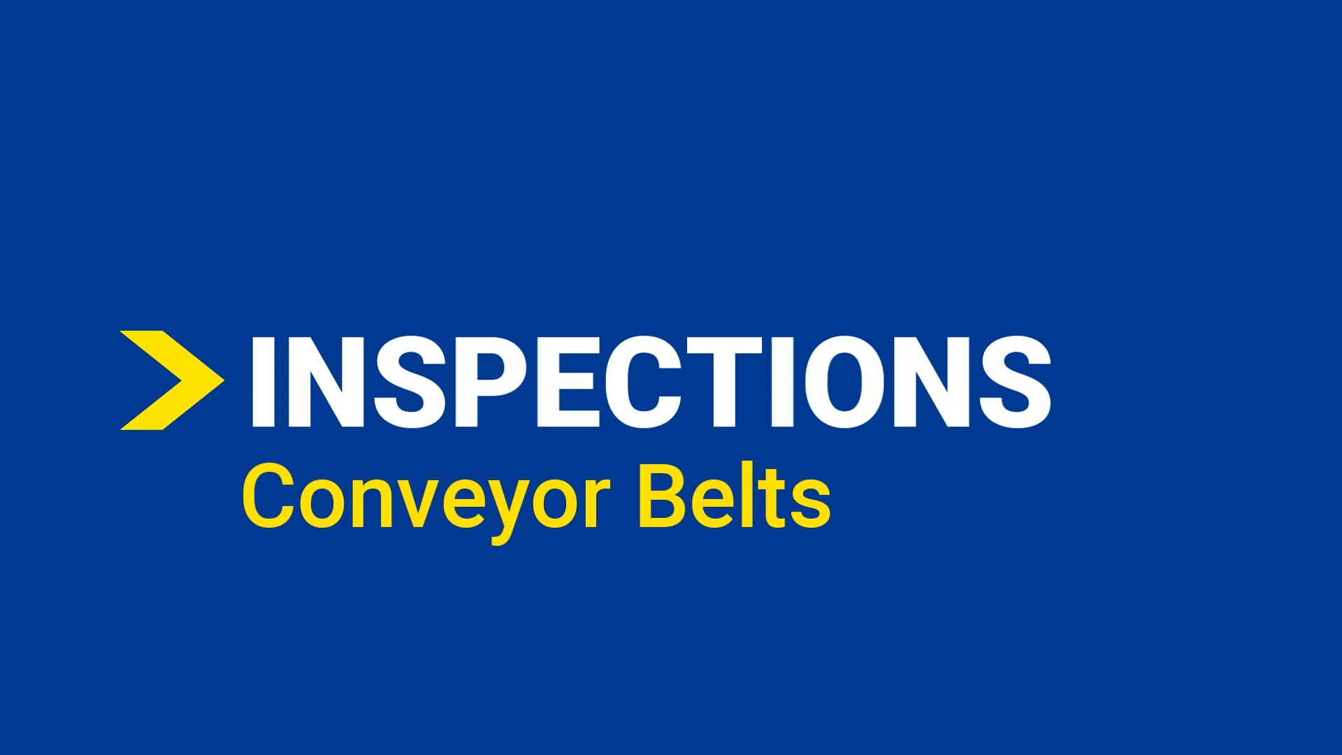 Conveyor Belts