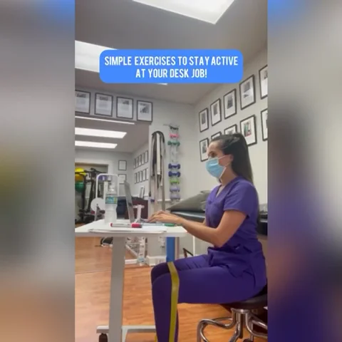 Simple Exercises to stay Active at your Desk Job .mov on Vimeo