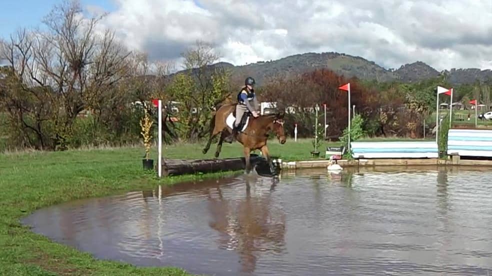 Abigail Zammit riding Fleur du Soleil 75 Grade 3 PCV State Horse Trials