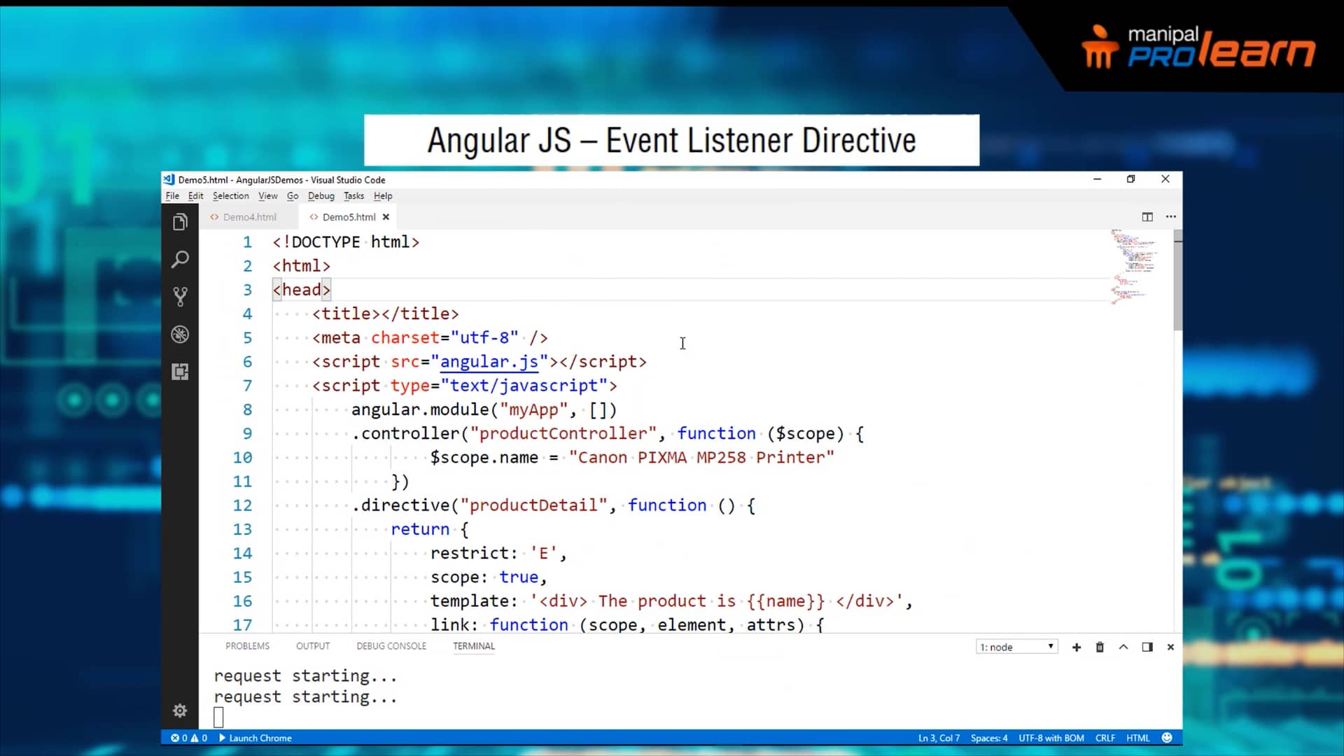 28 Demo Event Listener Directive on Vimeo