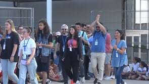 Els companys d'Erasmus arriben a l'Escola Empúries