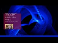 Lesson 2: How to fail an essay