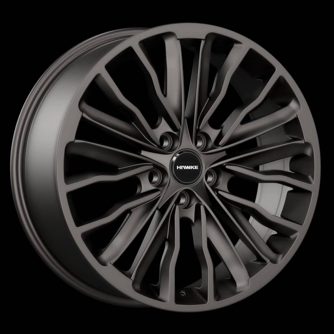 HAWKE Harrier alloy wheel in Matt Gunmetal on Vimeo