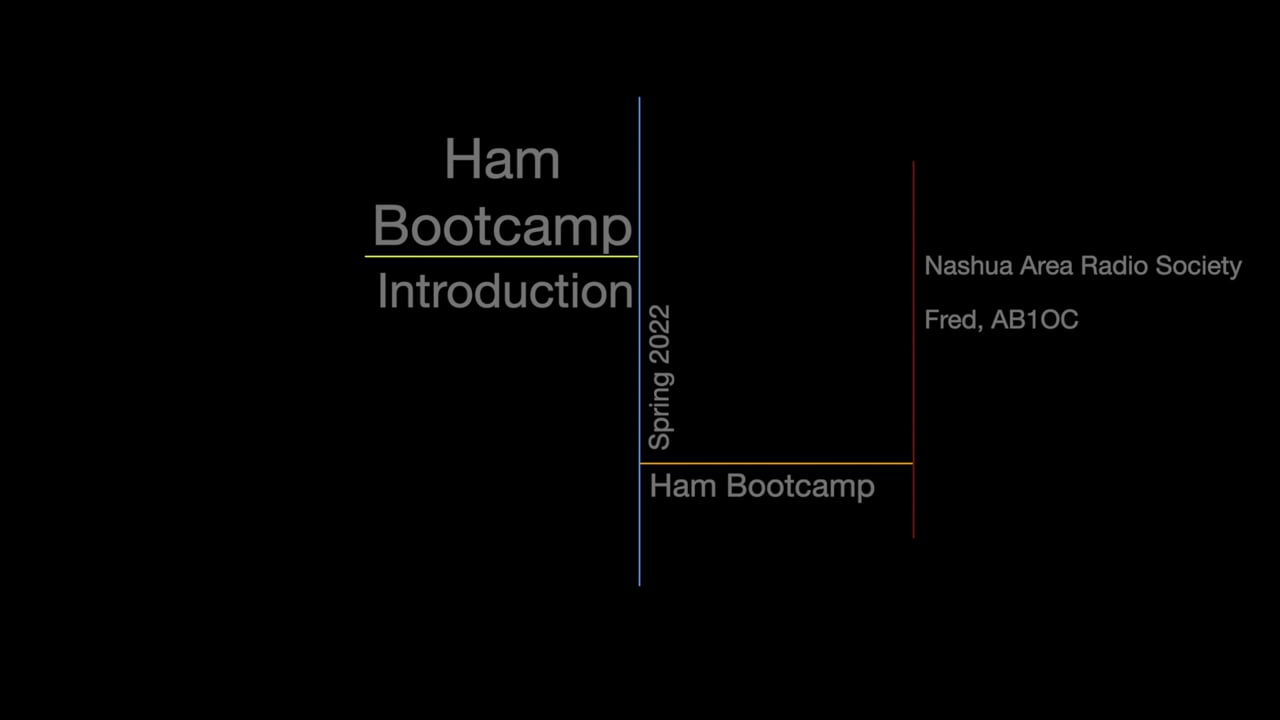 Ham Bootcamp Introduction