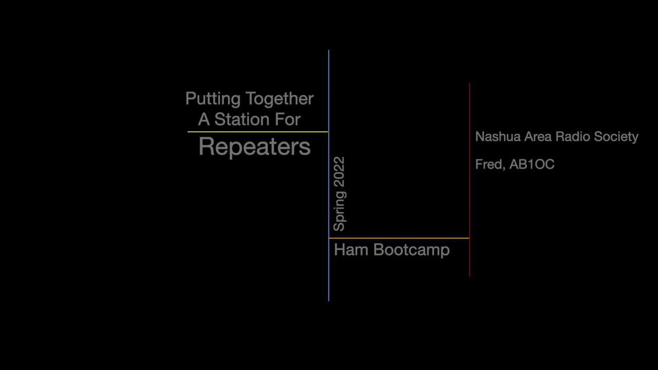 Putting Together a Station for Repeaters