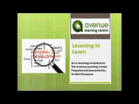 Learning to Learn 1a: Can we improve our learning