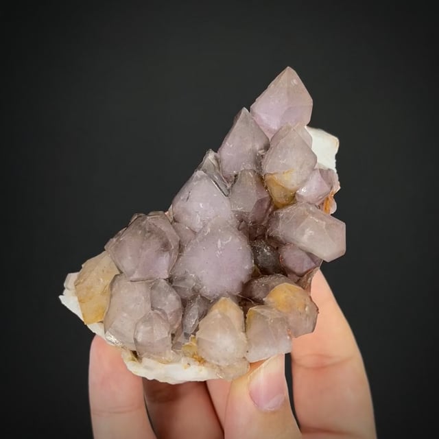 Amethyst on Quartz (Reynolds Coll.) | Crystal Ridge, Johnson Spring ...