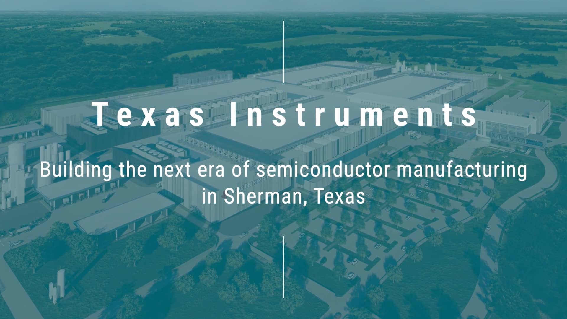 Texas instruments sherman factory promotional video on vimeo