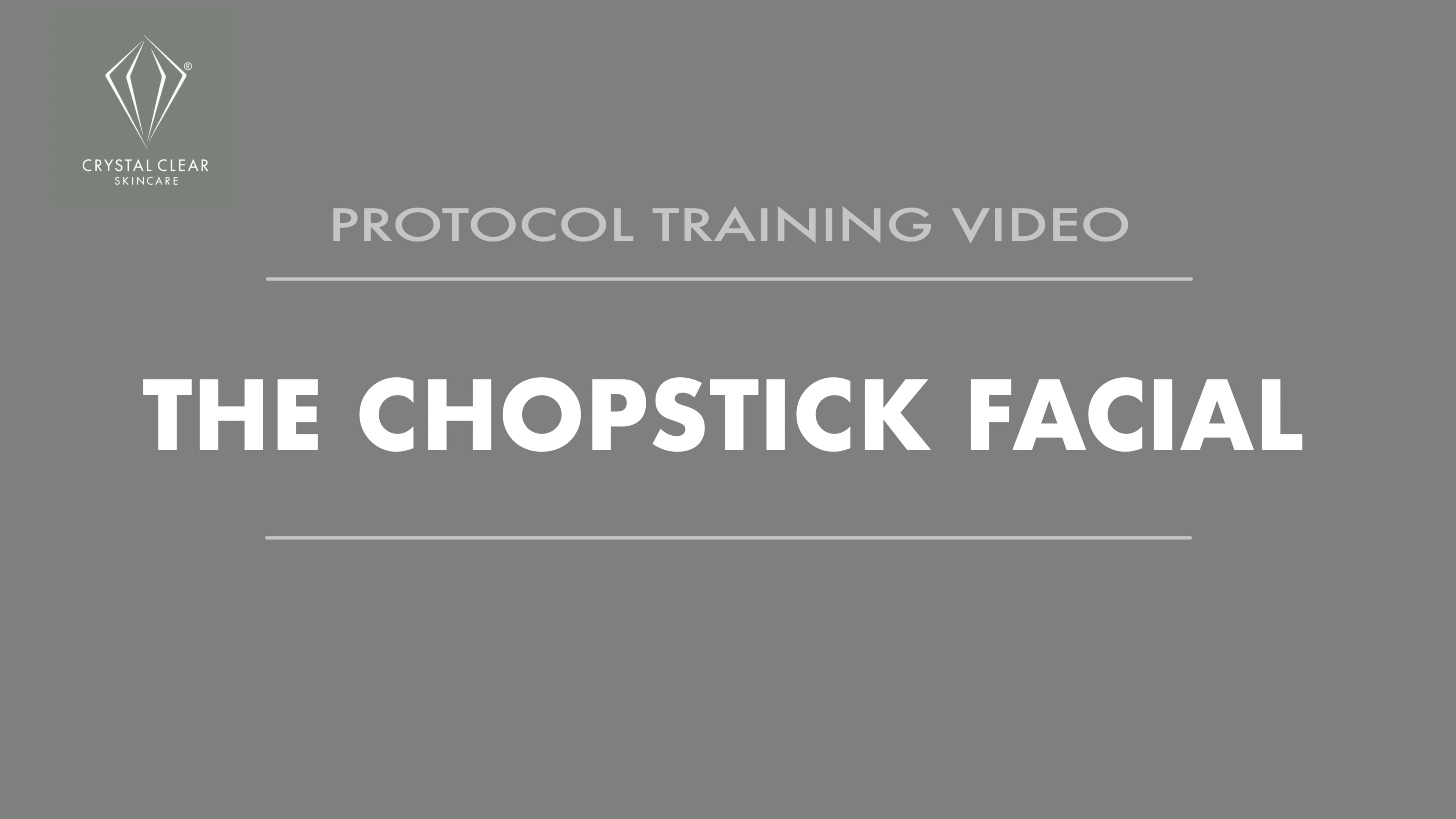 Chopstick Facial Treatment on Vimeo
