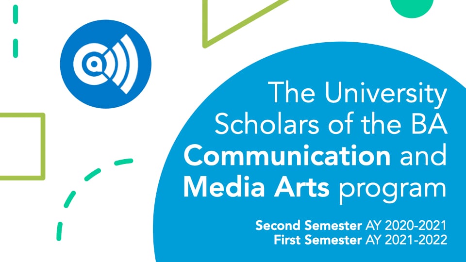 BACMA University Scholars (for 2nd Semester AY 2020-2021 and 1st ...