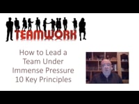 Principle 1: Pull the team together