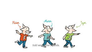 THE THREE PIGS LITTLE