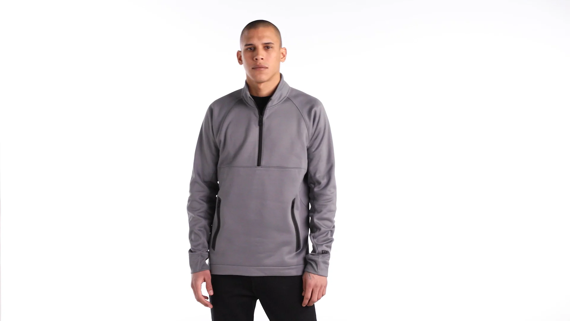 New Era Venue Fleece 1 4 Zip Pullover. NEA523