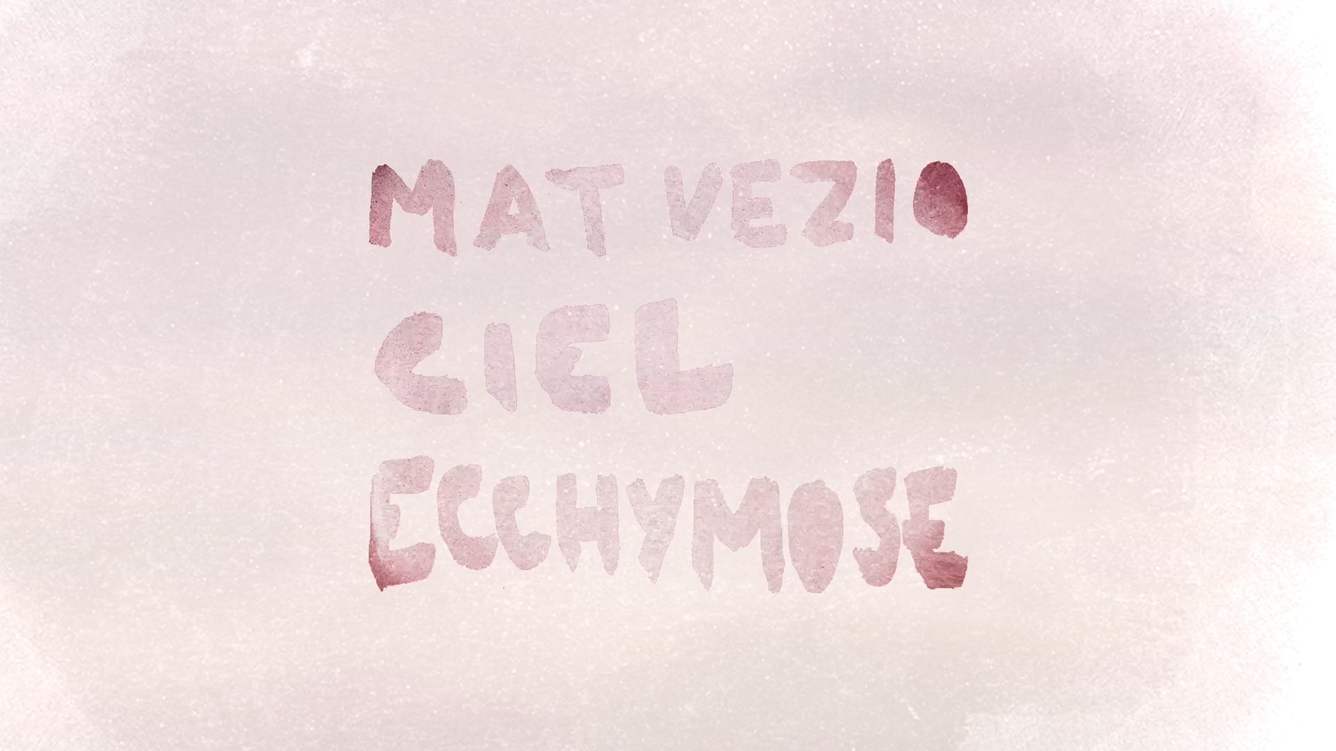 MAT VEZIO - Ciel Ecchymose (Music video)