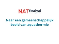 Naar een gemeenschappelijk beeld van aquathermie