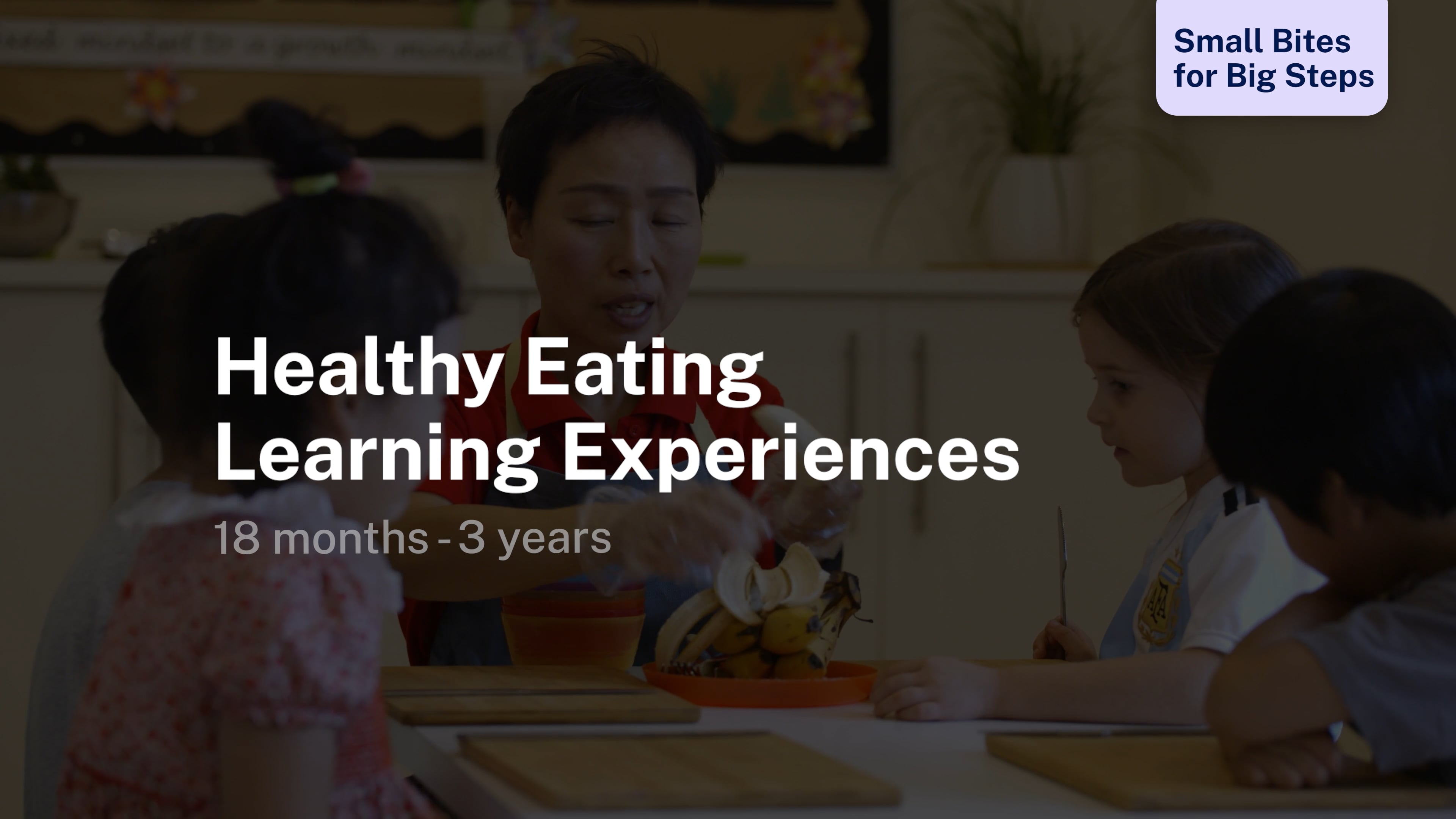 Healthy Eating Learning Experiences | Small Bites for Big Steps ...