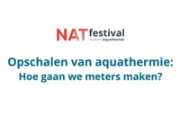 Opschalen van aquathermie: Hoe gaan we meters maken