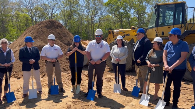 Officials Break Ground For New Ambulance Barn On North Sea Road
