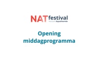 Opening middagprogramma