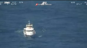 Rimorchiatore affondato, la Guardia Costiera avvista zattera di salvataggio vuota