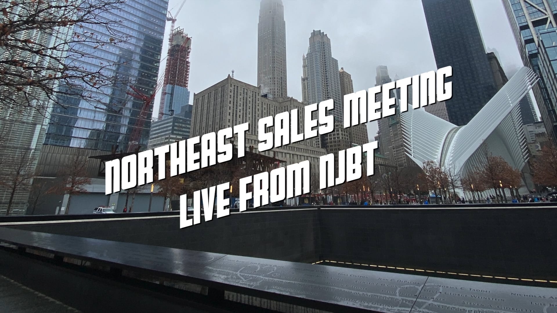 Northeast Sales Meeting LIVE from NJBT.mov on Vimeo