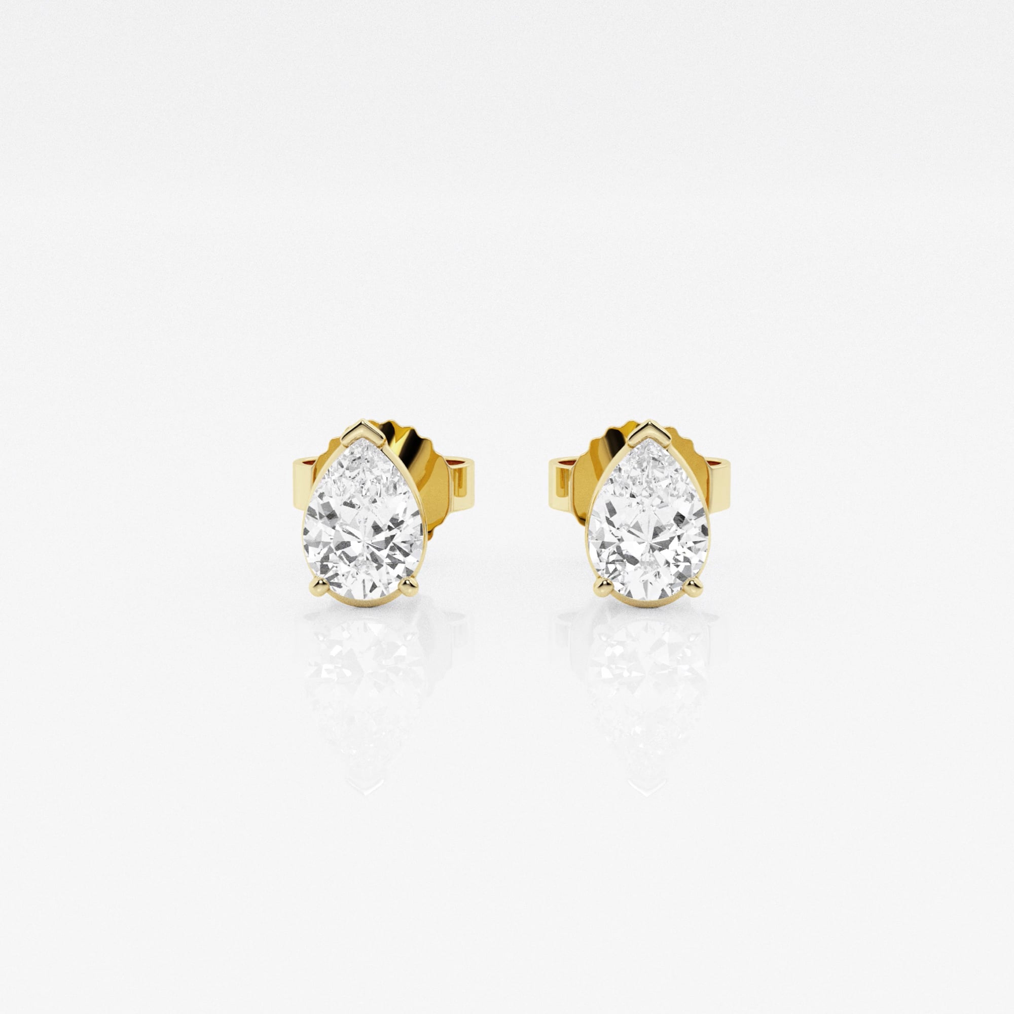 product video for 1/2 ctw Pear Lab Grown Diamond Solitaire Stud Earrings