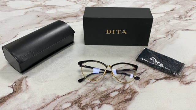 Dita Women's Eyeglasses Reflection DRX-3036 18K Gold Full Rim