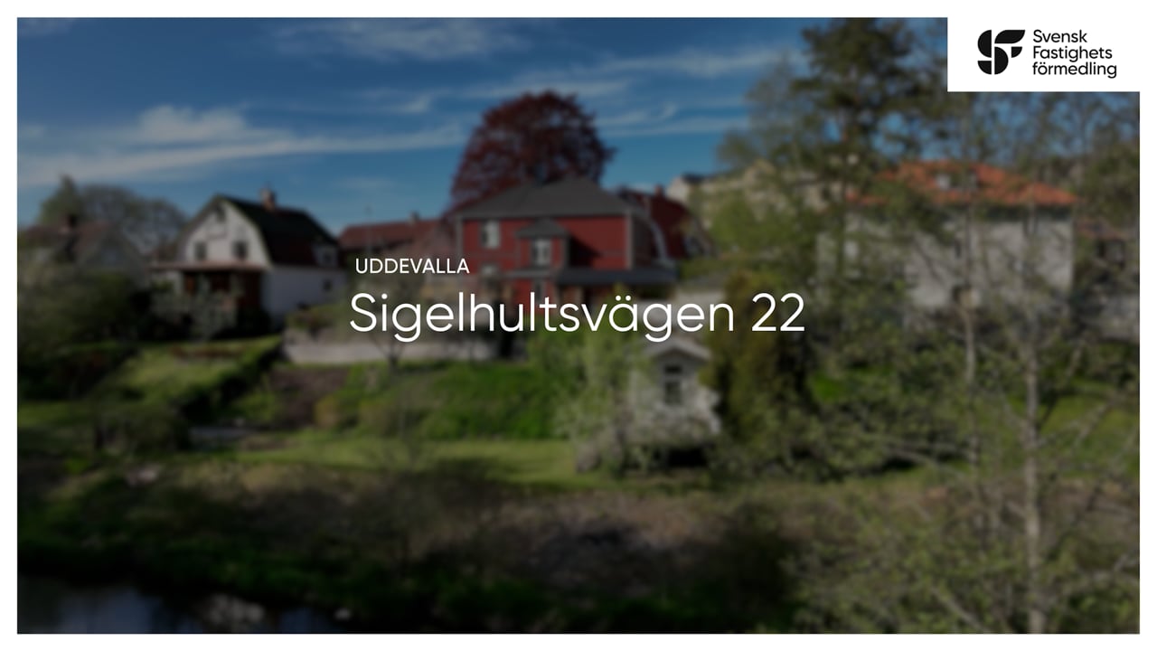 7 rum Villa på Sigelhultsvägen 22 Uddevalla Uddevalla kommun