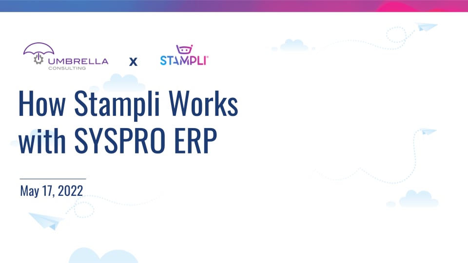 How Stampli Works With SYSPRO ERP
