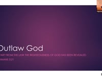 4. Outlaw God Part 1