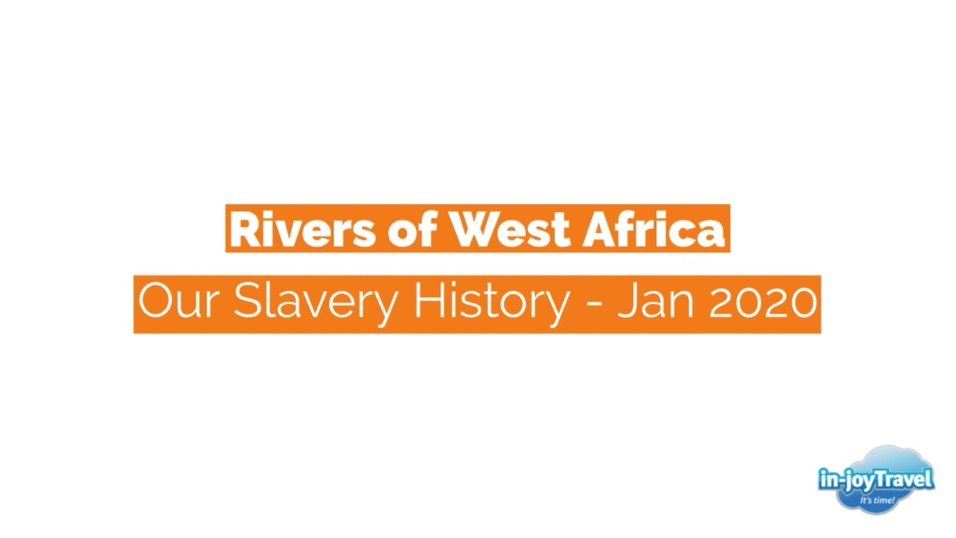 Rivers of West Africa Cruise - Day 5 Slavery History