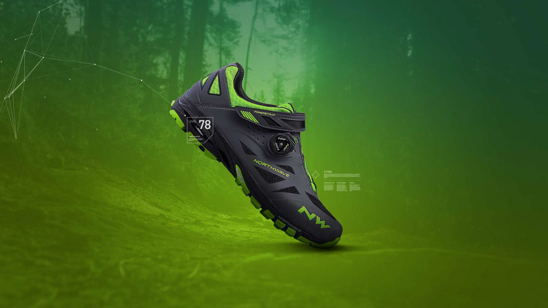 Northwave michelin best sale mountain bike shoes