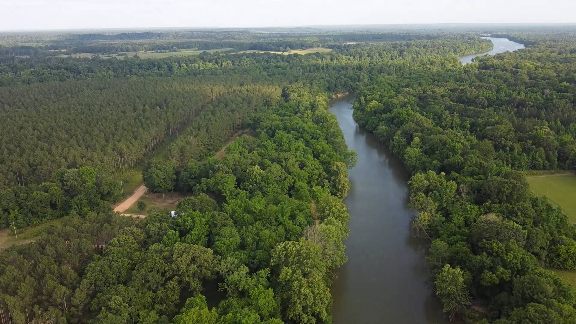 The Cahaba River where it meets the Alabama River on Vimeo