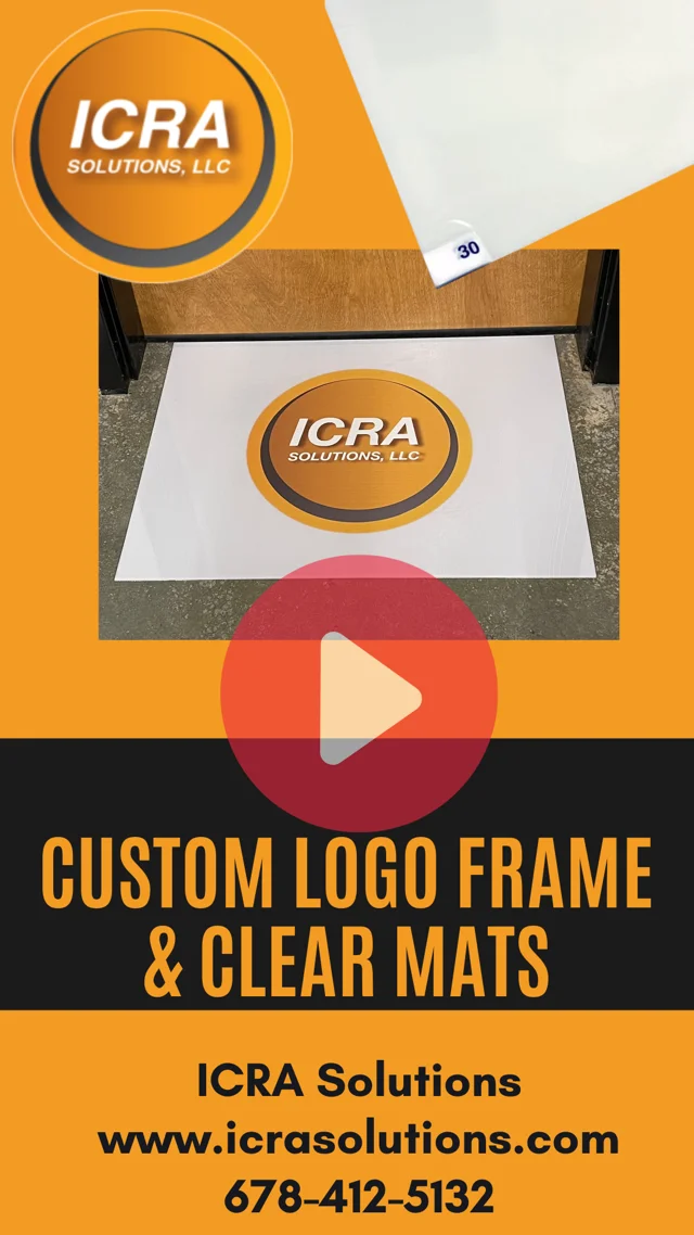 Customized Sticky Mat With Your Logo (12 Pack of 30)