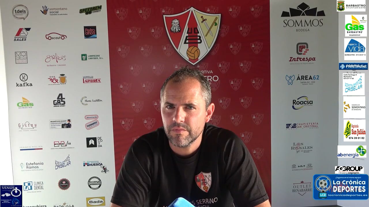 LA PREVIA / UDB Somontano - CD Valfonda / JOEL BORBÓN (Entrenador Barbastro Somontano) Jornada 3 / Play Off de Ascenso a 1ª Regional