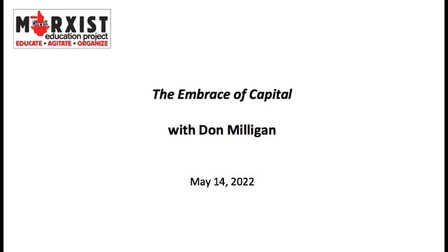 The Embrace of Capital with Don Milligan - May 14 2022