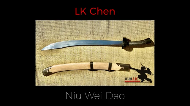 Épée Chu, Striking Eagle - Acier Damas, Forge LK Chen 