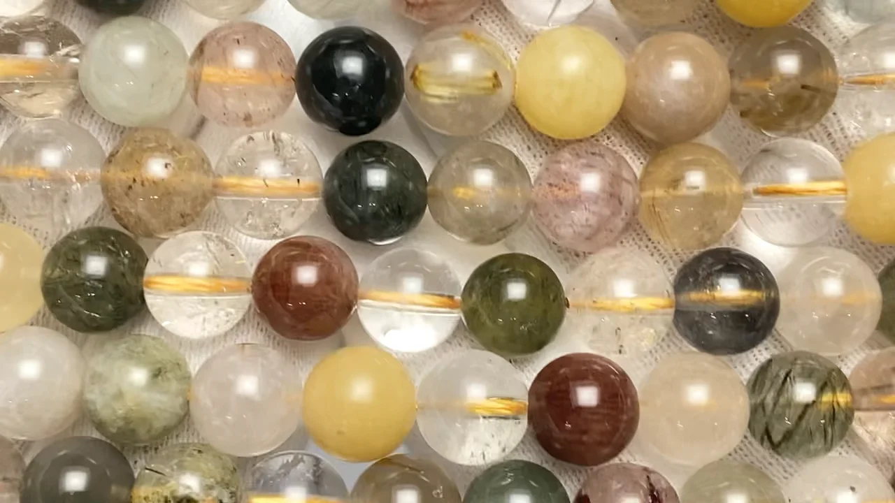 マルチカラー ルチルクォーツ 【和名・針水晶｜産地・ブラジル