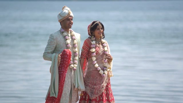 Still from Vivek & Archie next day edit by Happy Soul Films, Toronto wedding videographers