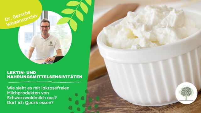 Laktosefreien Milchprodukte: Darf ich Quark essen? 