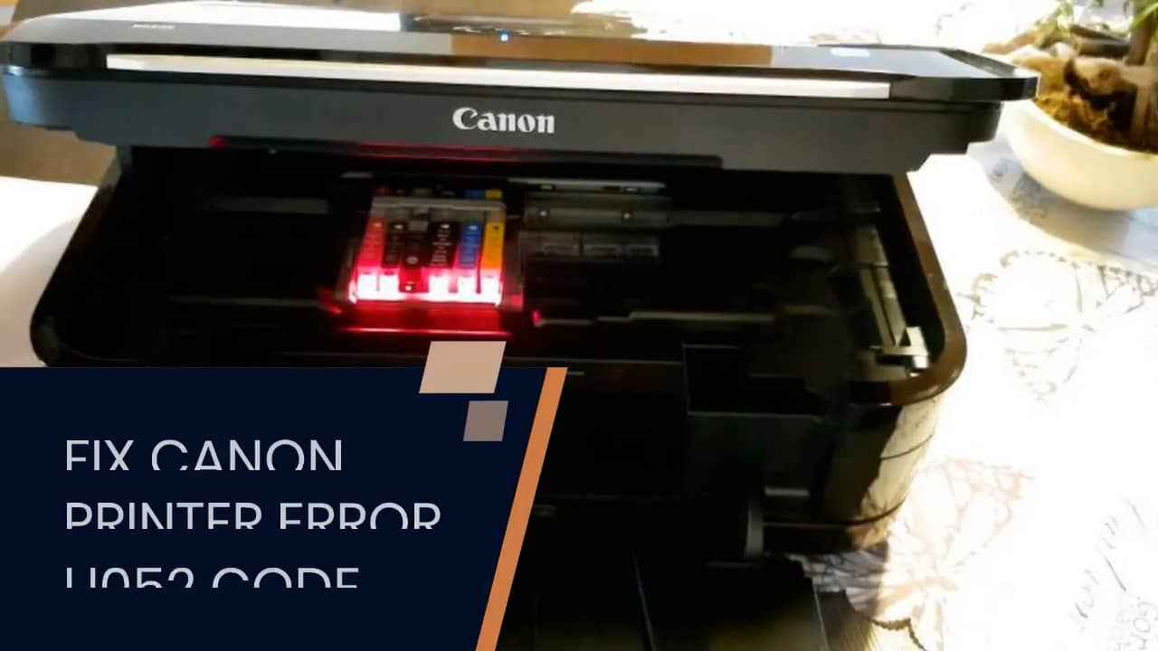 How to Fix Canon Printer U052 Error Code? on Vimeo