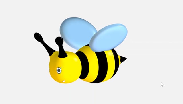 Shape and style a bee