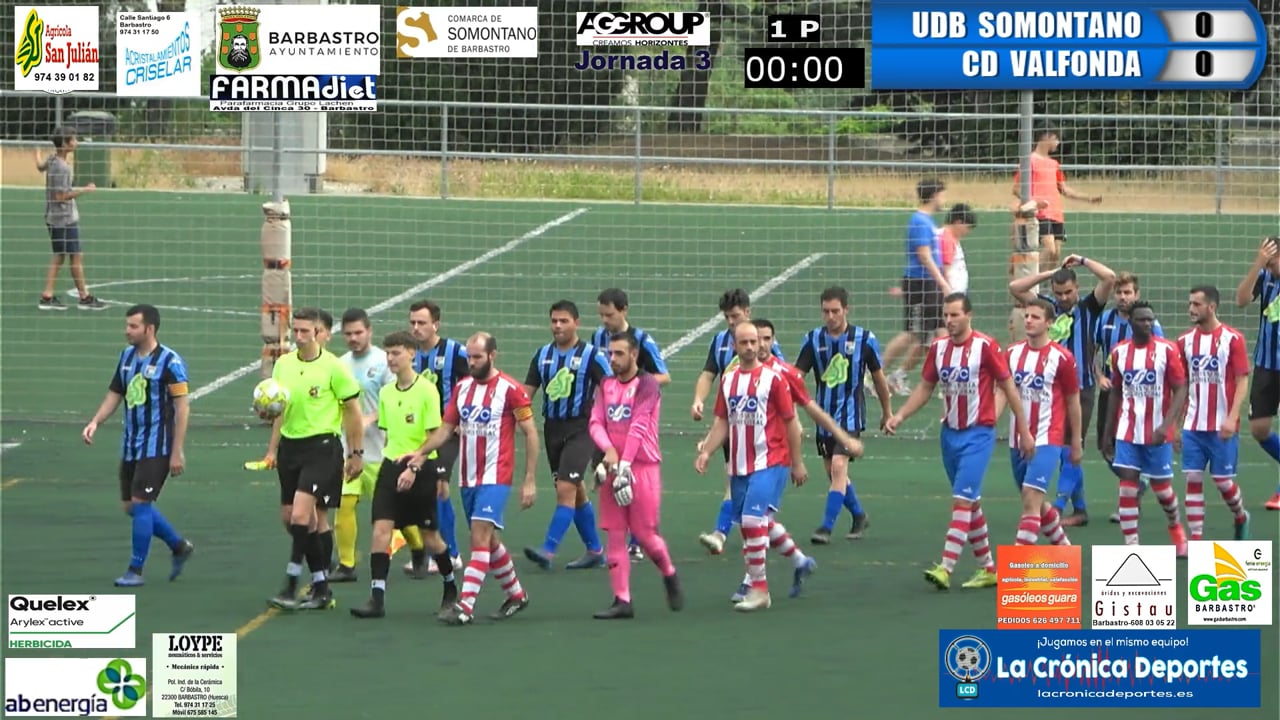 (RESUMEN y GOLES) UDB Somontano 0-2 CD Valfonda / Jornada 3 / Play Off de Ascenso a 1ª Regional
