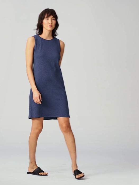 Cotton Hemp Melange Tank Dress