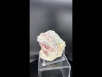 Pink Tourmaline with Aquamarine on Matrix, 280g TRA001