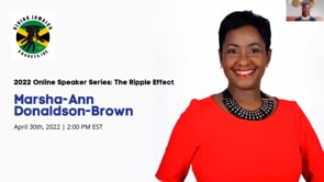 2022 online Speaker series: featuring Marsha-Ann Donaldson-Brown