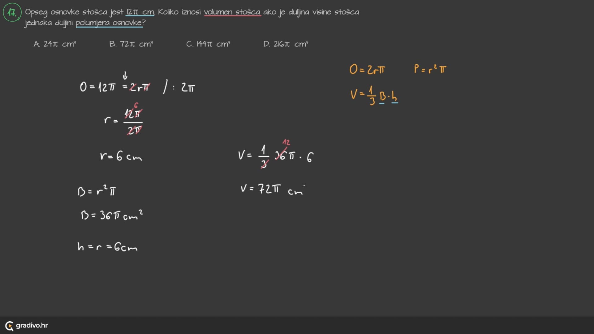 Matematika B - 2022. ogled, 17.