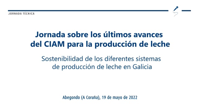 Sostibilidade dos diferentes sistemas de produción de leite en Galicia
